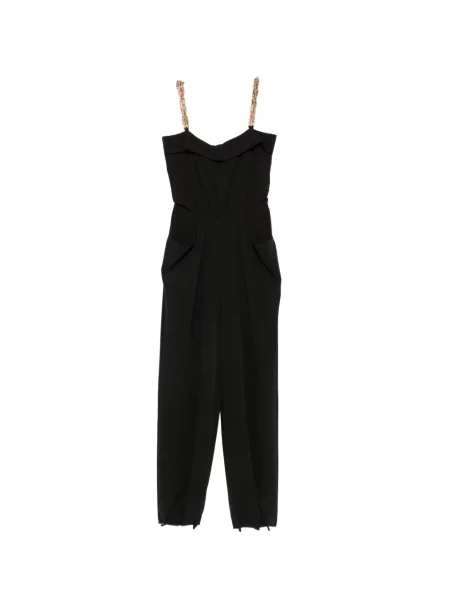 Salopetă Mitiliane Couture cu bretele negru