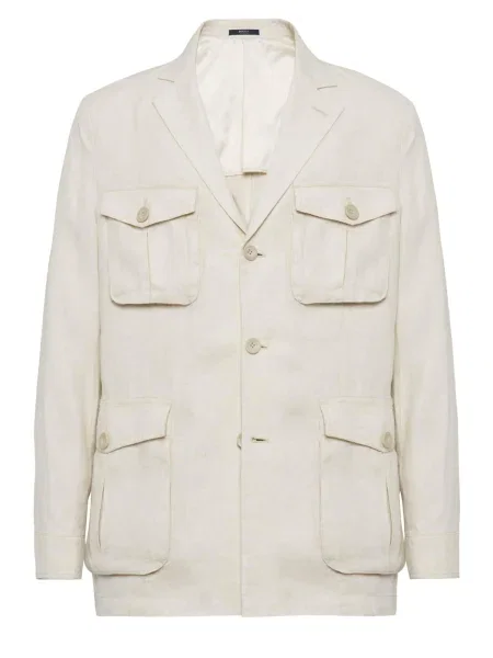 Boggi Milano Přechodná bunda Safari krémová