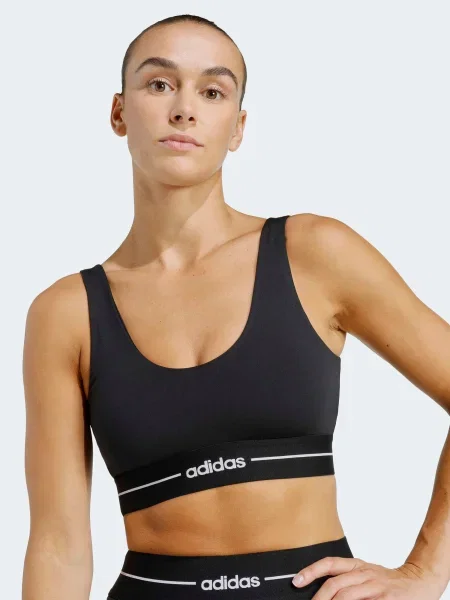 ADIDAS PERFORMANCE Sportski grudnjak HYG crna bijela
