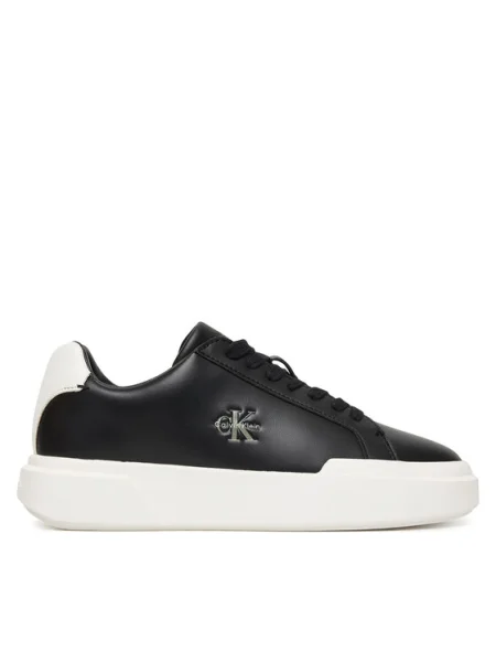 Calvin Klein Sportcipők Chunky Cupsole Laceup Lth Ml fehér