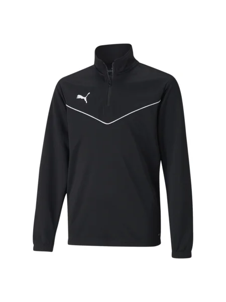 PUMA Hanorac sport TeamRise' negru