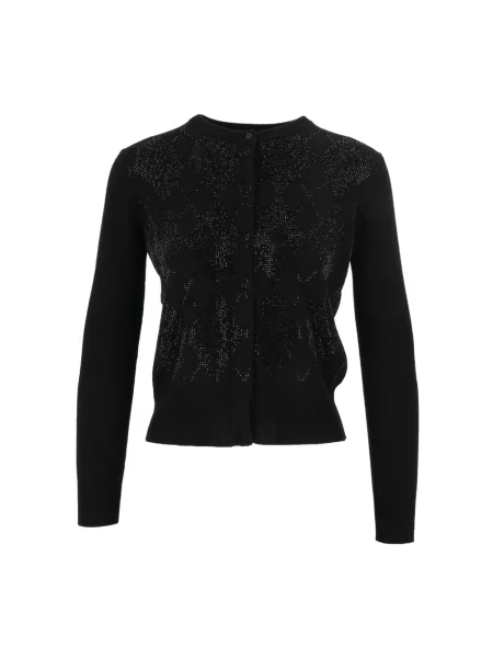 Kardigan Max Mara Studio wełniany czarny