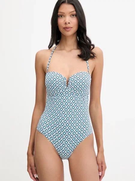 Max Mara Beachwear bikini CORONA niebieskie
