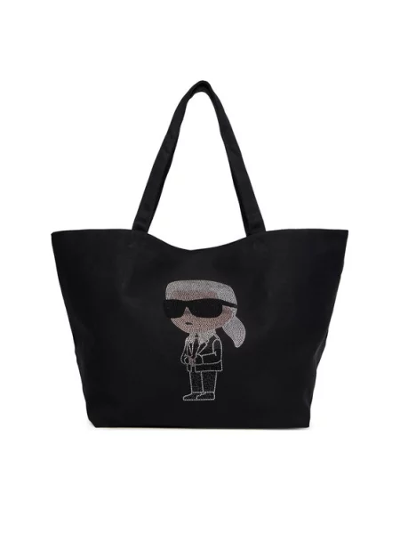 KARL LAGERFELD Ročna torba črna