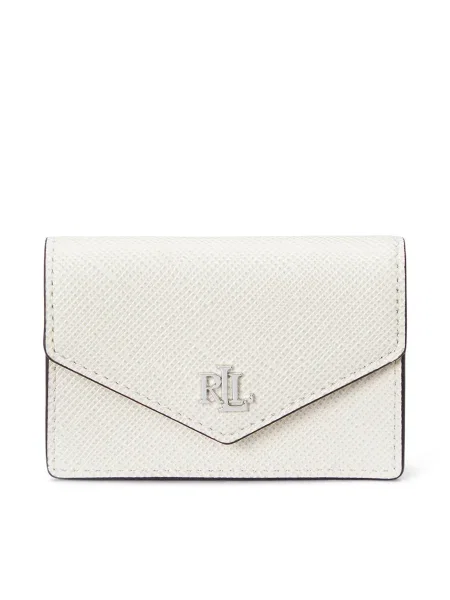 Кожен портфейл Lauren Ralph Lauren бяло