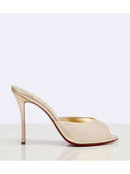 Papuci tip mules Christian Louboutin din piele