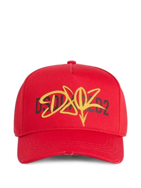 Șapcă Dsquared2 cu autograf roșu