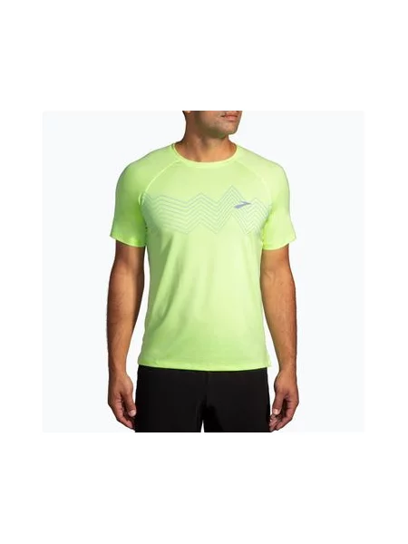 Бігова сорочка Brooks Atmosphere лайм/підвищений