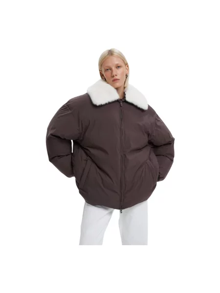 Kurtka bomber Estro brązowy