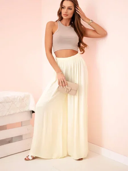 Pantaloni Kesi Włoski galben