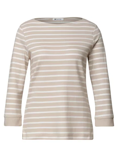 STREET ONE Tricou nisipiu alb