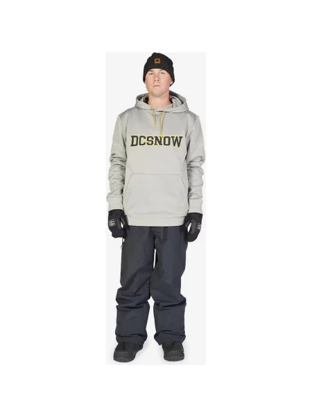 Bluza z kapturem DC Shoes Snowstar szara żółta S czarna