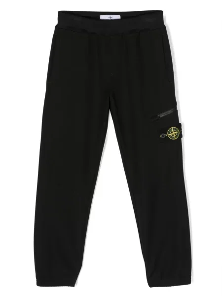 Spodnie dziecięce Stone Island czarne
