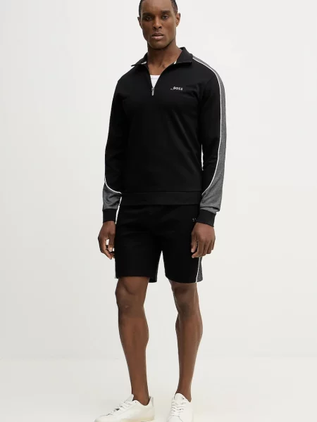 Šortky BOSS Tracksuit Short čierna
