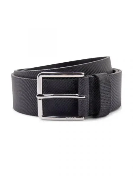 BOSS BLACK De piele Ther negru