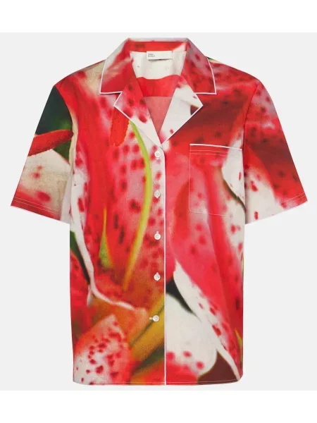 Top Tory Burch z nadrukiem z twillu