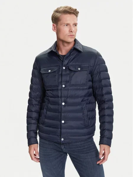 BOSS Prehodna jakna H-Dahanso Mornarsko modra