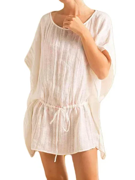Пляжная туника біла