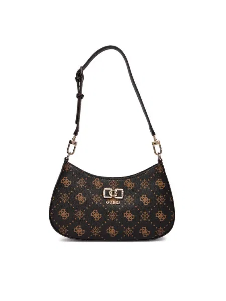 Guess Geantă Emelie Logo maro