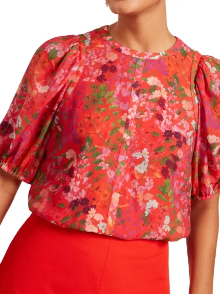 Virágos felső Ted Baker nyomtatás piros