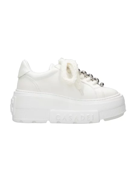 Sneakersy Casadei białe