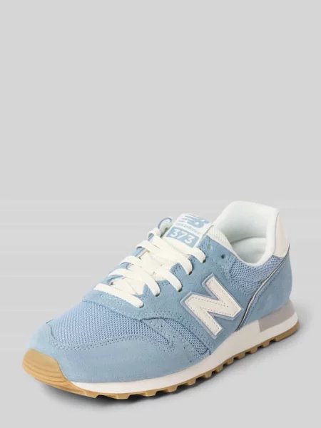 Sneakersy z mieszanki skóry model New Balance niebieskie