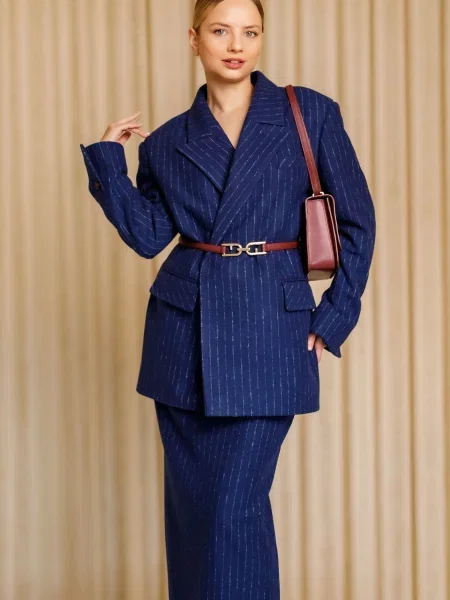 Спідниці Alnest вовна/віскоза синій