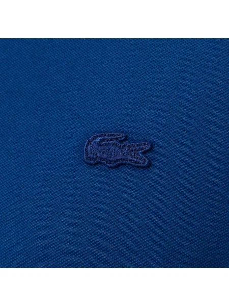 Lacoste Koszulka Polo Smart Paris Z Długim Rękawem I Rozciągliwą Bawełnianą Pique granatowa