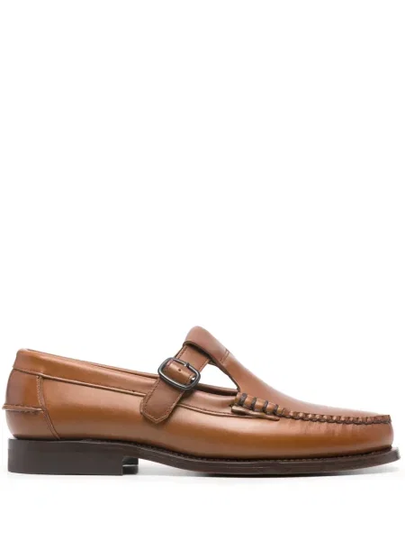 Pantofi loafer Hereu din piele maro