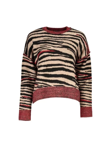 Dzianinowy sweter Desigual czarny