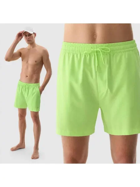 SPODENKI 4F SPORTOWE PLAŻOWE KĄPIELOWE PRZED KOLANO zielony