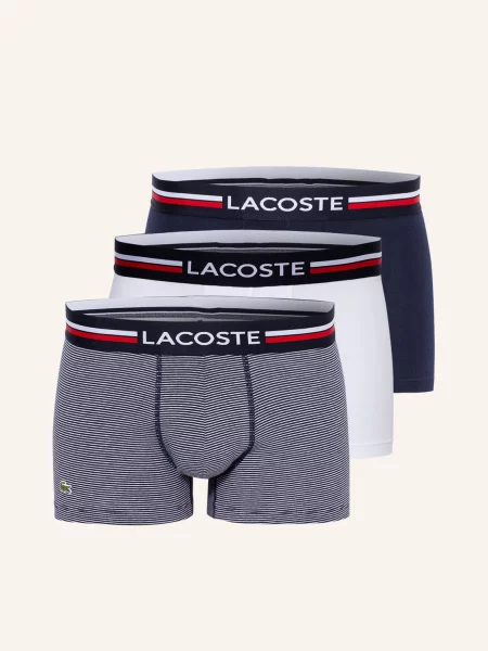 Lacoste Bokserki 3 Szt. blau białe