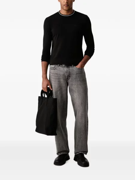 Lung tricou Karl Lagerfeld negru
