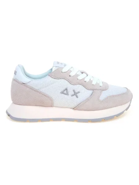 Sneakersy Sun68 skórzane białe