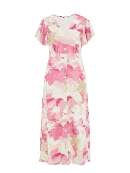 WE Fashion Rochie de vară deschis / închis / roz / roz deschis bej