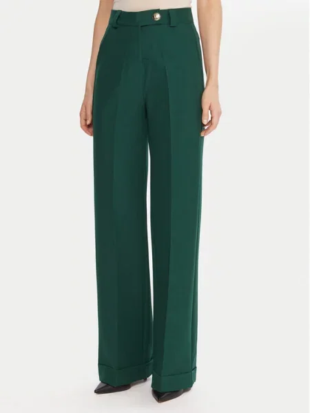 Maryley Spodnie materiałowe zielony