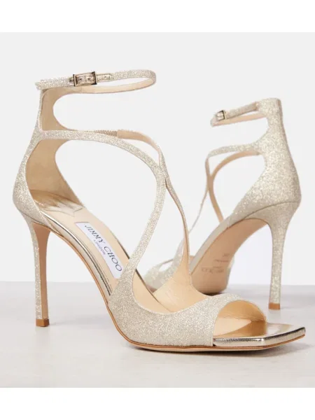 Сандали Jimmy Choo сребристо