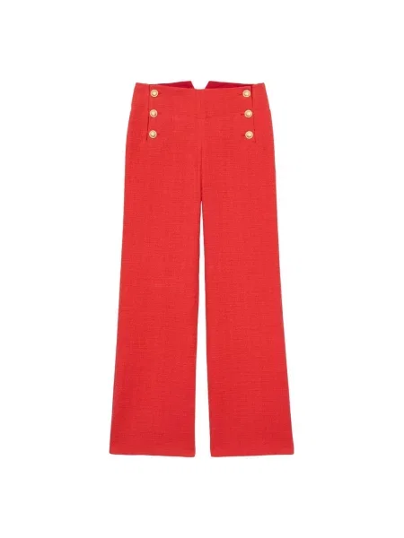 Spodnie Ines De La Fressange Paris czerwone