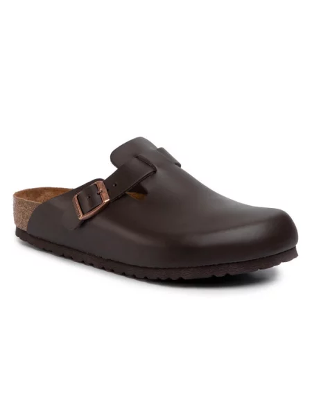 Klapki Birkenstock brązowe