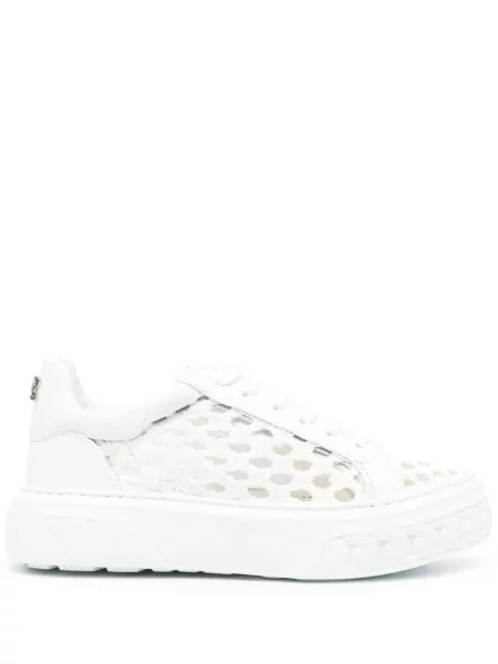Sneakerși Casadei din piele alb