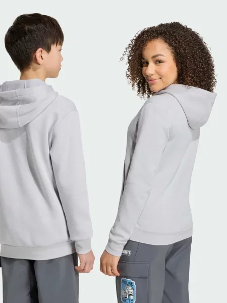 Детское худи Adidas серое