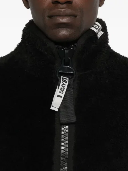 Geacă bomber Maison Mihara Yasuhiro din fleece negru