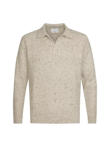 Sweter Profuomo wełniany beżowy