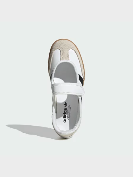 Шкіряні Дитячі Балетки adidas Samba білий