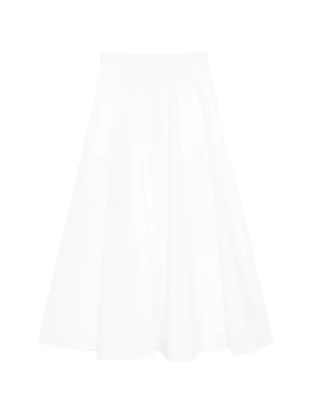 Fustă midi P.a.r.o.s.h. până la genunchi alb