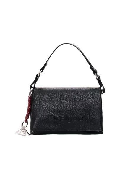 Desigual Geantă pe umăr Half Logo Venecia negru