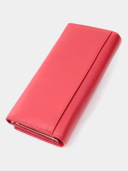 ST Leather Accessories Гаманець Шкіра червоний