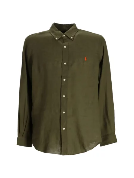 Πουκάμισο Polo Ralph Lauren με κέντημα πράσινο