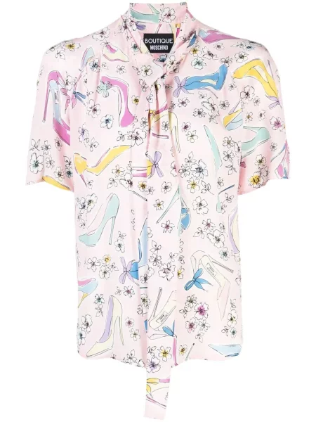 Bluză Boutique Moschino cu model floral cu imagine