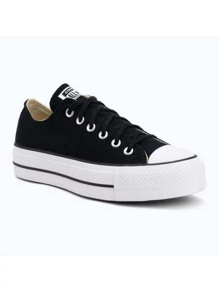 Teniși pentru femei Converse Chuck Taylor All Star Lift Low black negru